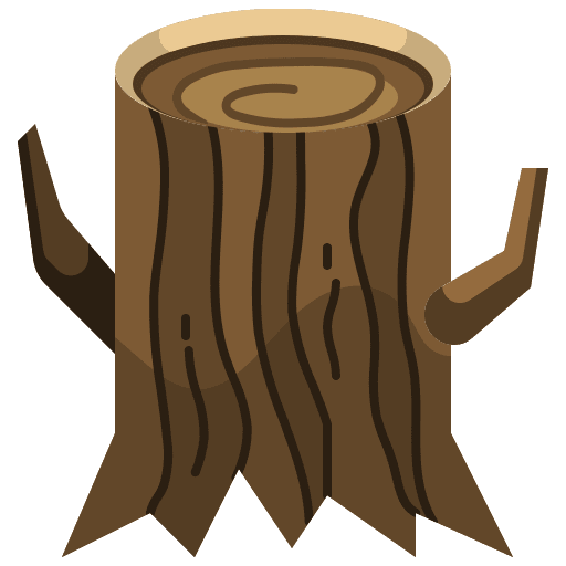 Stump ecology and environment log nature icon