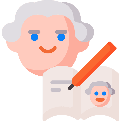 Biography biography text literature icon