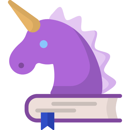 Fantasy book kid star icon