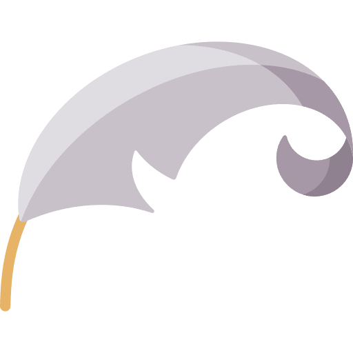 Feather pen lightweight feather vintage icon