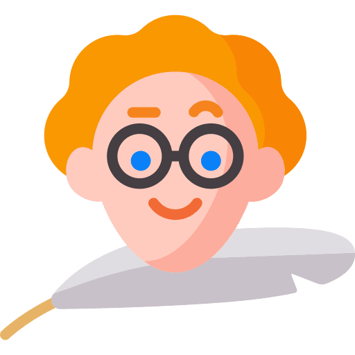 Author professions and jobs avatar writer icon