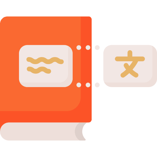 Translation languages library translate icon