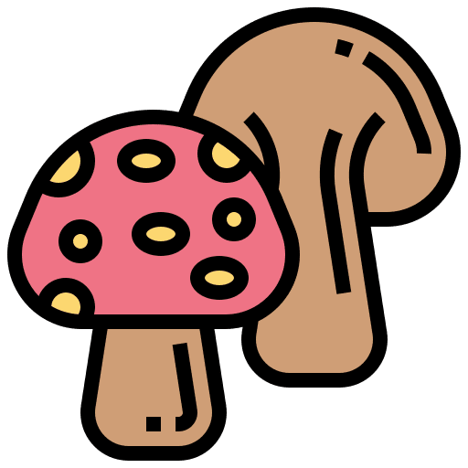 Mushroom vegetable mushroom organic icon