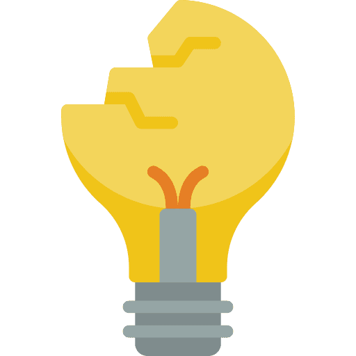 Bulb miscellaneous lightbulbs tools and utensils icon