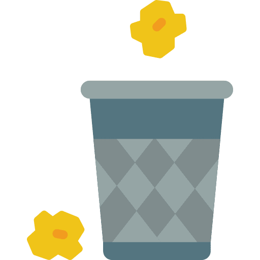 Paper bin paper ecology trash bin icon