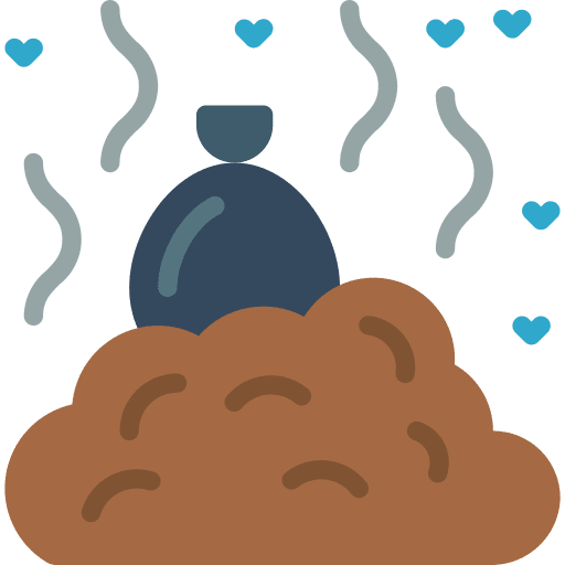 Rubbish ecology contamination trash icon