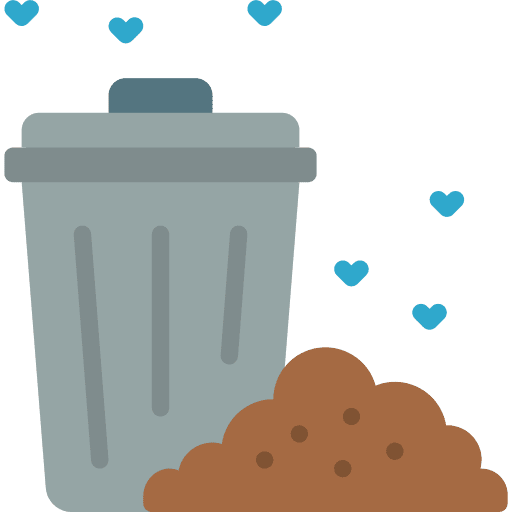 Bin ecology and environment bag trash icon