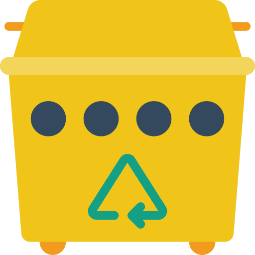 Recycling bin recycle separate collection recycling bin icon