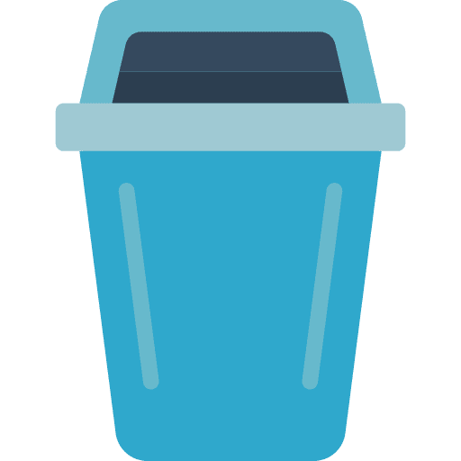 Bin basket garbage ecology and environment icon