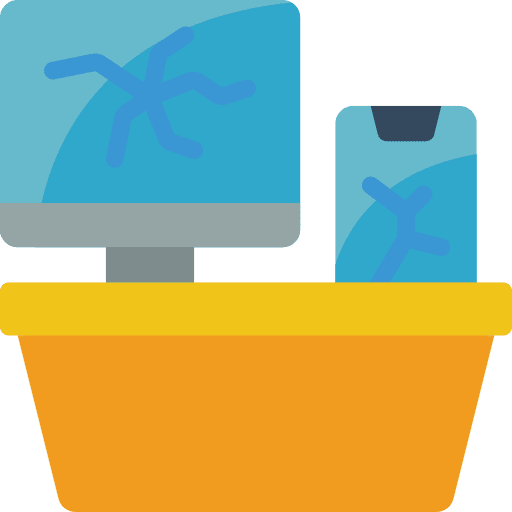 Electronics trash technology waste icon