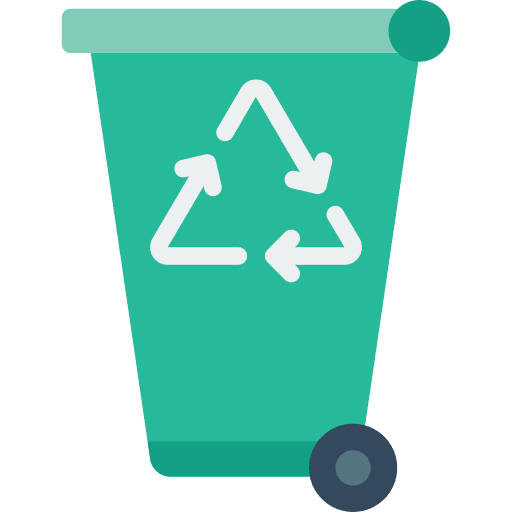 Recycling bin recycle bin can bin icon