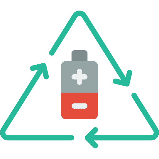 Batteries battery charge batteries ecology and environment icon