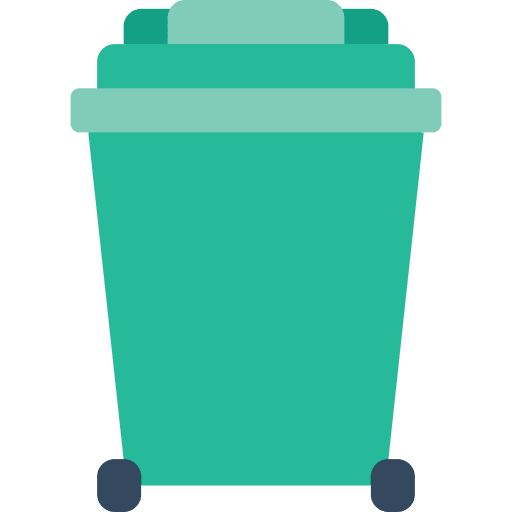 Bin tools and utensils ecology and environment bin icon