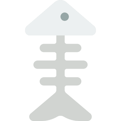Bones fish bone animals ecology and environment icon
