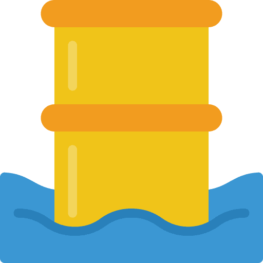 Waste contamination chemical pollution icon