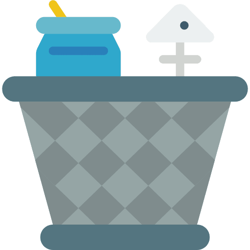 Bin ecology and environment tools and utensils basket icon
