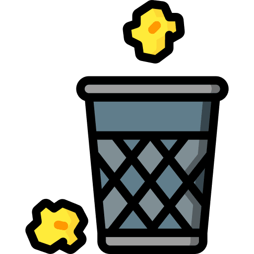 Paper bin ecology and environment sustainable ecology icon