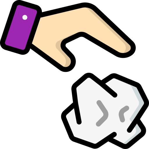 Paper bin paper garbage bin ecology and environment icon