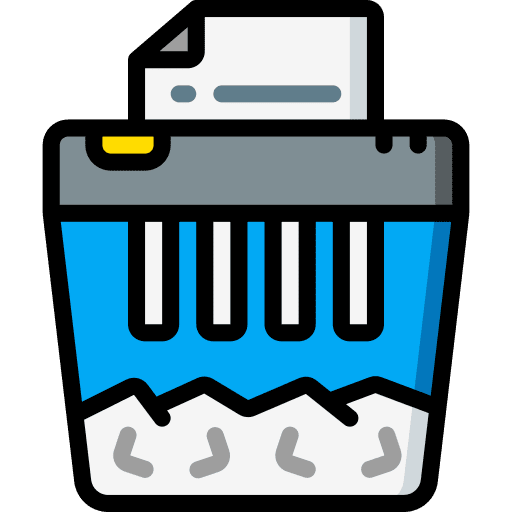 Rubbish ecology and environment office utensils archive icon