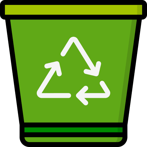 Recycling bin recycle bin can bin icon