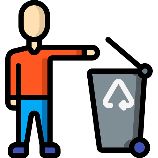 Recycling bin waste recycle bin recycling bin icon