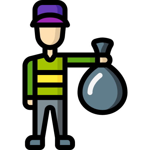 Bin bin ecology and environment garbage icon