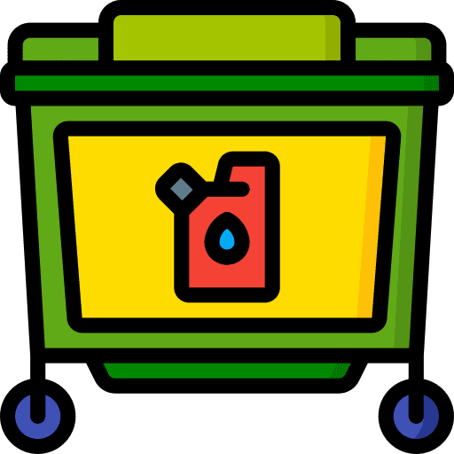 Dustbin dumpster ecology and environment garbage icon
