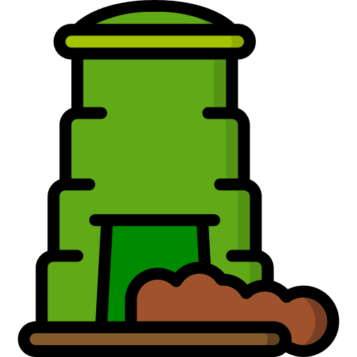 Garden gardening ecology and environment metal icon