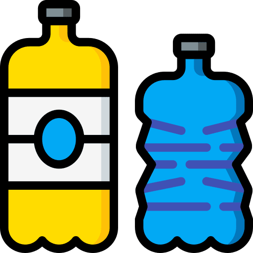 Bottle healthy food hydratation water icon