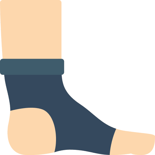 Foot exercise stretch foot icon