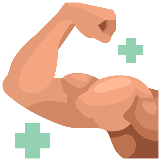 Muscles muscles bicep courage icon
