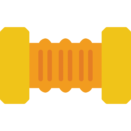 Weight tools and utensils gym dumbbell icon