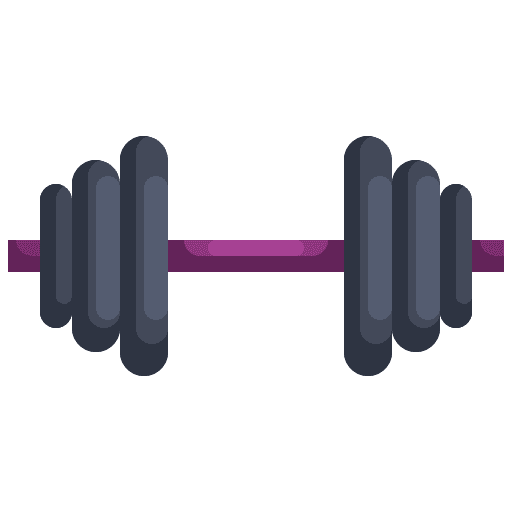 Dumbbell sports wellness tools and utensils icon