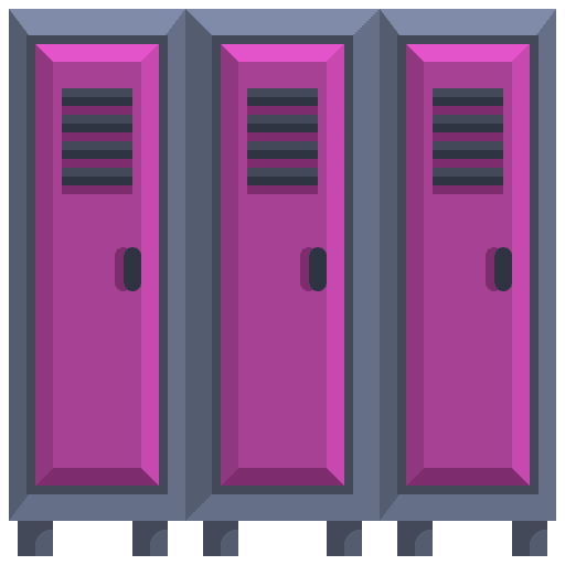 Locker safety back to school room icon