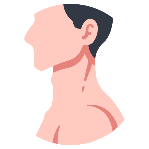Neck body neck healthcare and medical icon
