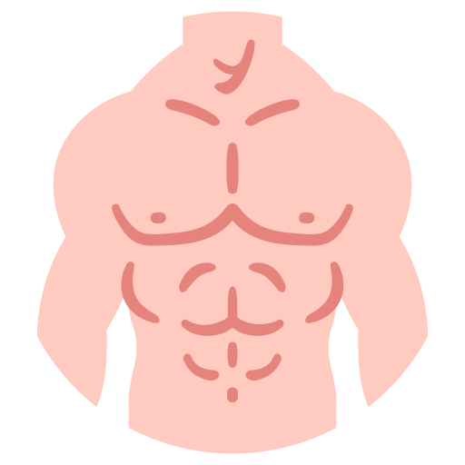 Human body fitness human model icon