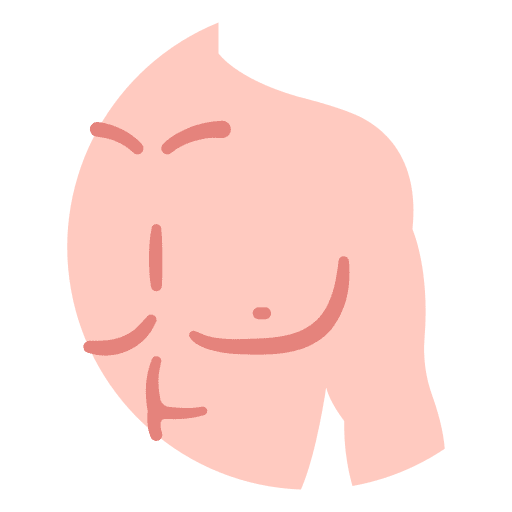 Shoulder man medical anatomy icon