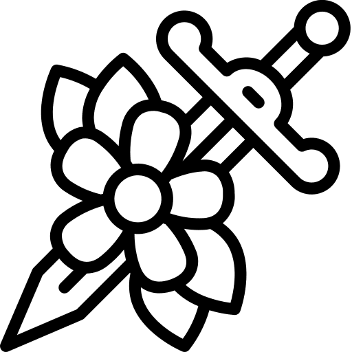 Dagger plant botanic nature icon