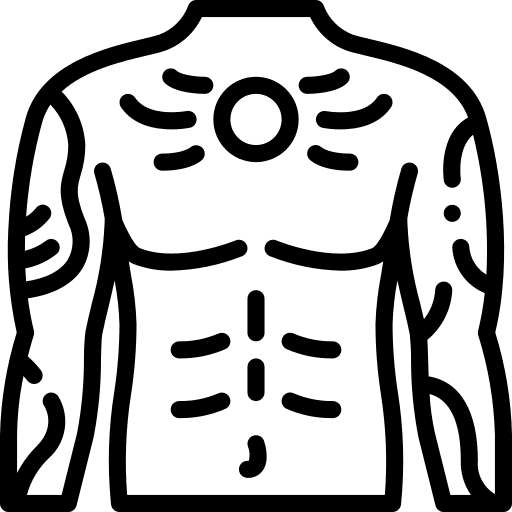 Tattoo arms tattoo chest icon