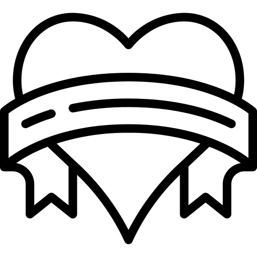 Heart lover loving art and design icon