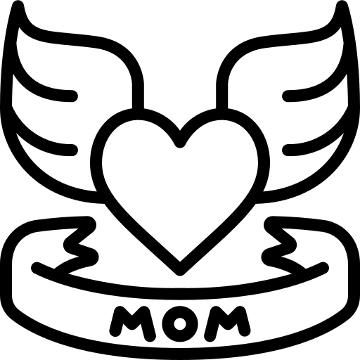 Mom art and design motherhood mothers day icon