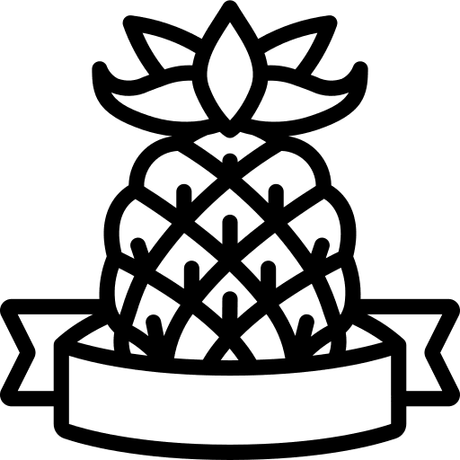 Pineapple healthy food fruit pineapple icon