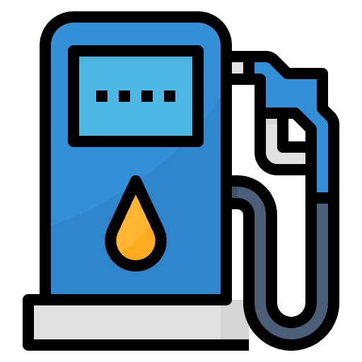 Gas business and finance gasoline petrol icon