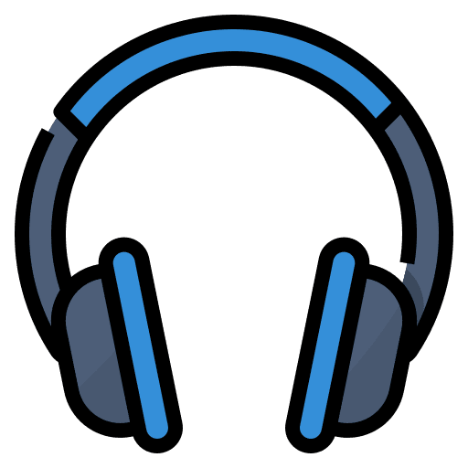 Music song sound headphone icon