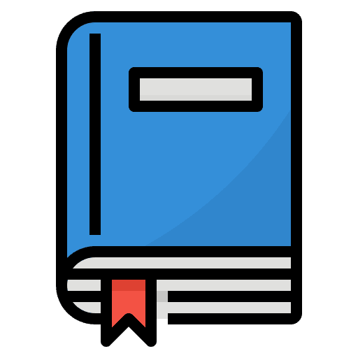 Book business and finance book reading icon