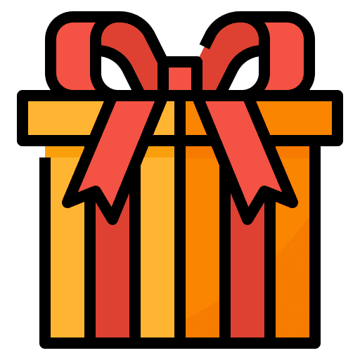 Gift christmas present present box icon