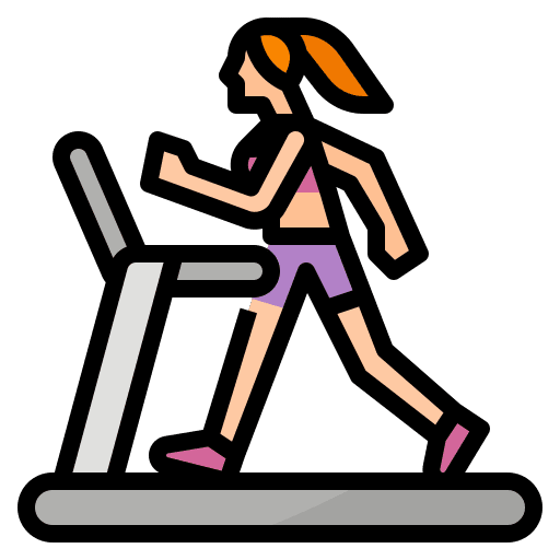 Gym running gym exercise icon
