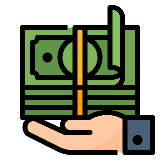 Income pay charges loan icon