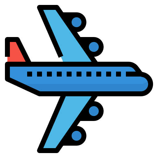 Travel travelling fly flight icon
