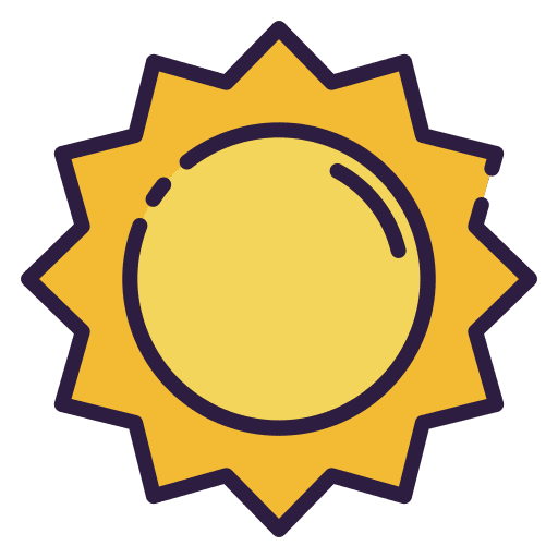 Sun suns haw weather sunny icon